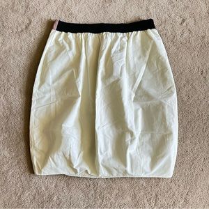 Marni Bubble Hem Beige Cotton Knee Length Skirt size 44